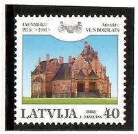 Latvia 2002 .  Jaunmoku Palace. 1v: 40.    Michel # 577 - Lettonia
