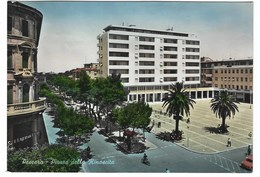 6500 - PESCARA PIAZZA DELLA RINASCITA ANIMATA 1962 Auto Car - Pescara