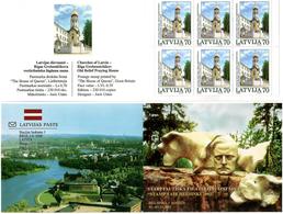 Latvia 2002 . Helsinki 2002. Church:70. Booklet Of 6.Top/bot Imp.   Michel # 578D   MH - Lettonie