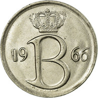 Monnaie, Belgique, 25 Centimes, 1966, Bruxelles, TTB, Copper-nickel, KM:154.1 - 25 Cents