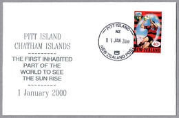 PITT ISLAND - First Inhabited Part Of The World To See The Sun Rise - Cambio De Milenio. Pitt Island 2000 - Horlogerie