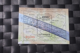Hologrammblock; Ungarn 1999; Total Solar Eclipse 11.8.1999, Ungebraucht - Hologramas