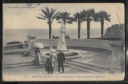 CPA MONACO - Monte-Carlo, Les Terrasses Et Monument De Berlioz - Terraces