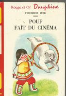 POUF FAIT DU CINEMA Rouge Et Or DAUPHINE - Bibliothèque Rouge Et Or