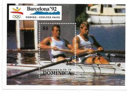 DOMINIQUE BLOCS FEUILLETS  JEUX OLYMPIQUES DE BARCELONE 1992 - Summer 1992: Barcelona