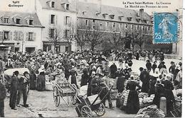 QUIMPER  ( 29 )  -  Le Marché Aux Pommes De Terre - La Caserne ( Taches De Colle Au Dos ) - Mercati