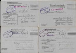 France - Courrier De Prionnier 6 Documents - Stalag VIII A  5 Plis Et VIII C 1 Pli. Années 1941 à 1942 - Guerre 39/45 - Francobolli Di Guerra