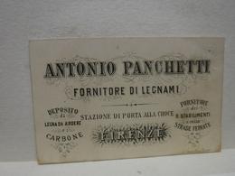 FIRENZE  --    ANTONI PANCHETTI  -- LEGNAMI - Firenze