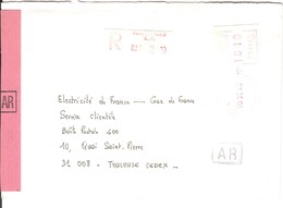 Vignette MOG Guichet FORT DE FRANCE MARTINIQUE LS LETTRE RECOMMANDEE EINSCHREIBEN REGISTERED COVER 1983 AR - 1981-84 Types « LS » & « LSA » (prototypes)