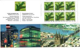 Latvia 2003 .  Kelne 2003. Flora, V:30. Booklet Of 6. Top/bot Imp.   Michel # 588D  MH - Lettonie