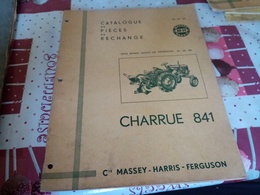 CATALOGUE DE PIÈCES DE RECHANGE  CHARRUE 841 - Tractores