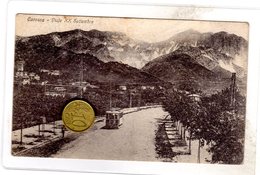 CARRARA TRAM ELETTRIC0 VIAGGIATA  1924 - Carrara