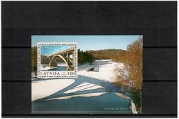 Latvia 2003 .   Bridges 2003 (Sigulda). S/S: 100.    Michel #  BL 17 - Lettland