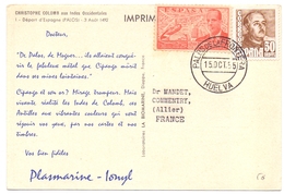 Carte Pub Ionyl Biomarine Espagne - Lettres & Documents