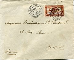 EGYPTE LETTRE DEPART ALEXANDRIE 10 AP 31 GRAF ZEPPELIN POUR LA FRANCE - Posta Aerea