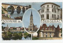 24 Souvenir De Bergerac Multi Vues Dont Poste , Laveuses Sur La Dordogne - Bergerac