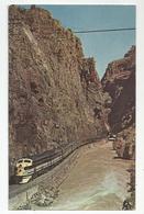 Cpm Train Usa Above Arkansas River , Royal Gorge , Suspension Bridge - Trains