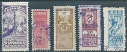 Brasil - Brasile - Brazil,Revenue Stamps Tasse,Taxes,For Tobacco? - Postage Due