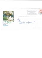 Enveloppe Entier Postale FRANCE - SALINS LES BAINS [Jura] Faïencerie / Thermes / Salines - Bäderwesen