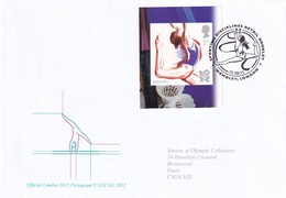 United Kingdom 2011 Cover: Olympic Games London 2012; Gymnastics Turnen; Stamp From A Booklet; - Summer 2012: London