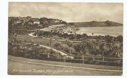 Cornwall Postcard Falmouth Queen Mary Gardens Frith's Unused - Falmouth