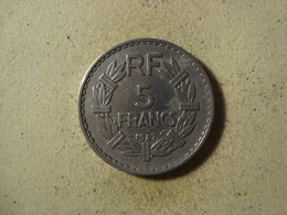 MONNAIE FRANCE 5 FRANCS 1947 B LAVRILLIER ( 9 Fermé ) - 5 Francs