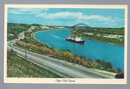 US.- CAPE COD CANAL, BETWEEN SAGAMORE AND BOURNE BRIDGES. MASSACHUSETTS Ongelopen. - Cape Cod