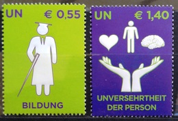 NATIONS-UNIS  VIENNE                  N° 553/554                     NEUF** - Ungebraucht