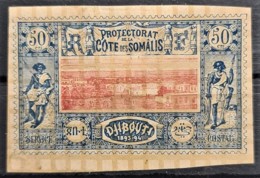 COTE FRANCAISE DES SOMALIS1894-1900 - MLH - YT 15 - 50c - Nuovi