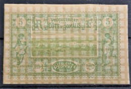 COTE FRANCAISE DES SOMALIS1902 - MLH - YT 27 - 5c - Unused Stamps