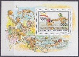1990	Central African Republic	1435/B503	1992 Olympic Games In Barcelona	8,50 € - Summer 1992: Barcelona