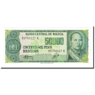 Billet, Bolivie, 50,000 Pesos Bolivianos, D.1984, 1984-06-05, KM:170a, NEUF - Bolivia