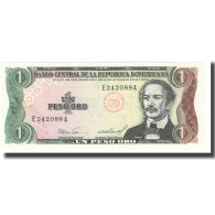 Billet, République Dominicaine, 1 Peso Oro, 1988, KM:126c, NEUF - Dominicana