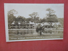 RPPC  Mammoth Spring Silver Springs  Florida    Ref 4081 - Silver Springs