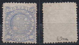 Brazil Brasil Mi# 63 (*) Mint 300R Cifra 1887 Southern Cross Signed Brunn - Ungebraucht