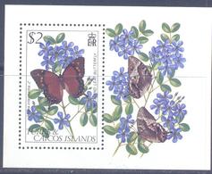 1982. Turks And Caicos, Butterflies, S/s, Mint/** - Turks And Caicos