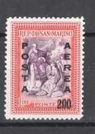 SAN MARINO 1948 POSTA AEREA ALBERONIANA 200 LIRE ** MNH - Luftpost