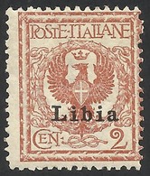 ITALY OVERPRINT LIBYA --1912 MH - Libië