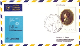 POLAND AIR MAIL 1971 LUFTHANSA   (MAGG20346) - Gebraucht