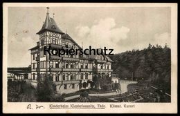 ALTE POSTKARTE KLOSTERLAUSNITZ KINDERHEIM Thüringen Children's Home Foyer D'enfants AK Cpa Postcard Ansichtskarte - Bad Klosterlausnitz