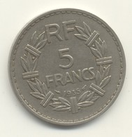 5 FRANCS 1933 + 1935 TTB - 5 Francs