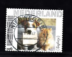 Nederland Persoonlijke Zegel, Thema Hond En Kat, Dog And Cat - Used Stamps