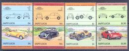 1985. St. Lucia, Cars, 8v, Mint/** - St.Lucia (1979-...)