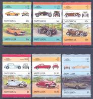 1986. St. Lucia, Cars, 12v, Mint/** - St.Lucie (1979-...)
