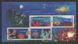 Hong Kong - 2002 Corals Block MNH__(THB-3889) - Blocs-feuillets