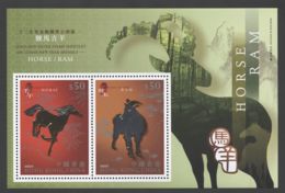 Hong Kong - 2003 Chinese Zodiac Signs Block MNH__(THB-3907) - Blocs-feuillets