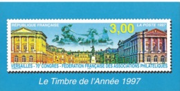 CPM TIMBRE POSTE VERSAILLES 70° CONGRES FFAP 1997 - Timbres (représentations)