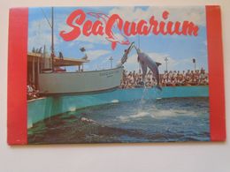 D171621  Florida. Miami -  Miami's Fabulous Seaquarium.  Ca 1960's - Leporello -booklet - Dauphins