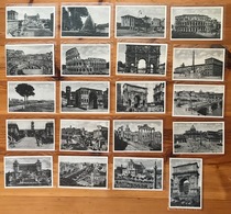 POSTCARDS X 20=POST CARDS=ROME=ROMA=ITALY=1938=MONUMENTS=BUILDINGS=PYRAMID=UNUSED=BLACK + WHITE - Collections & Lots