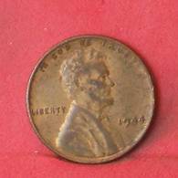 USA 1 CENT 1944 -    KM# A132 - (Nº35508) - 1909-1958: Lincoln, Wheat Ears Reverse